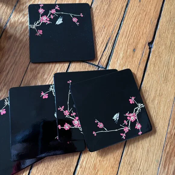 cherry blossom coasters - Picture 5 of 5